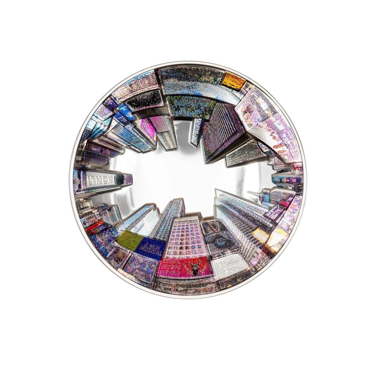 2025 New York City 3oz Silver Proof High Relief Coloured Coin