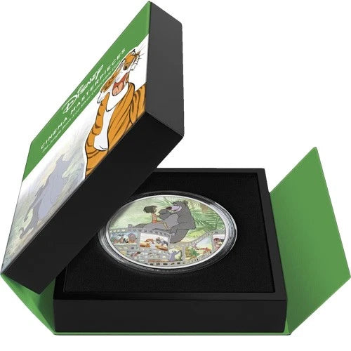 2022 NZ Mint Disney The Jungle Book 3oz Silver Proof Coloured Coin