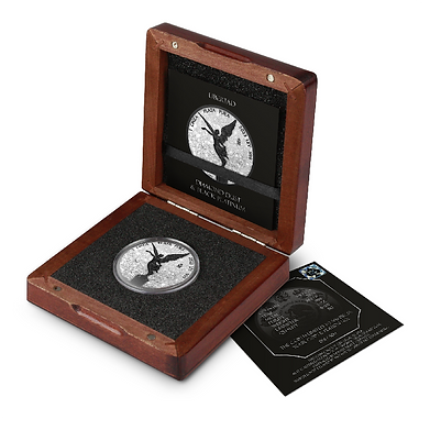 2023 Mexico Libertad Diamond Dust  Black Platinum 1oz Silver Coin