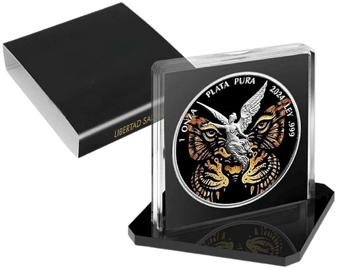 2024 Mexico Libertad Salvaje 1oz Silver Coin  COA