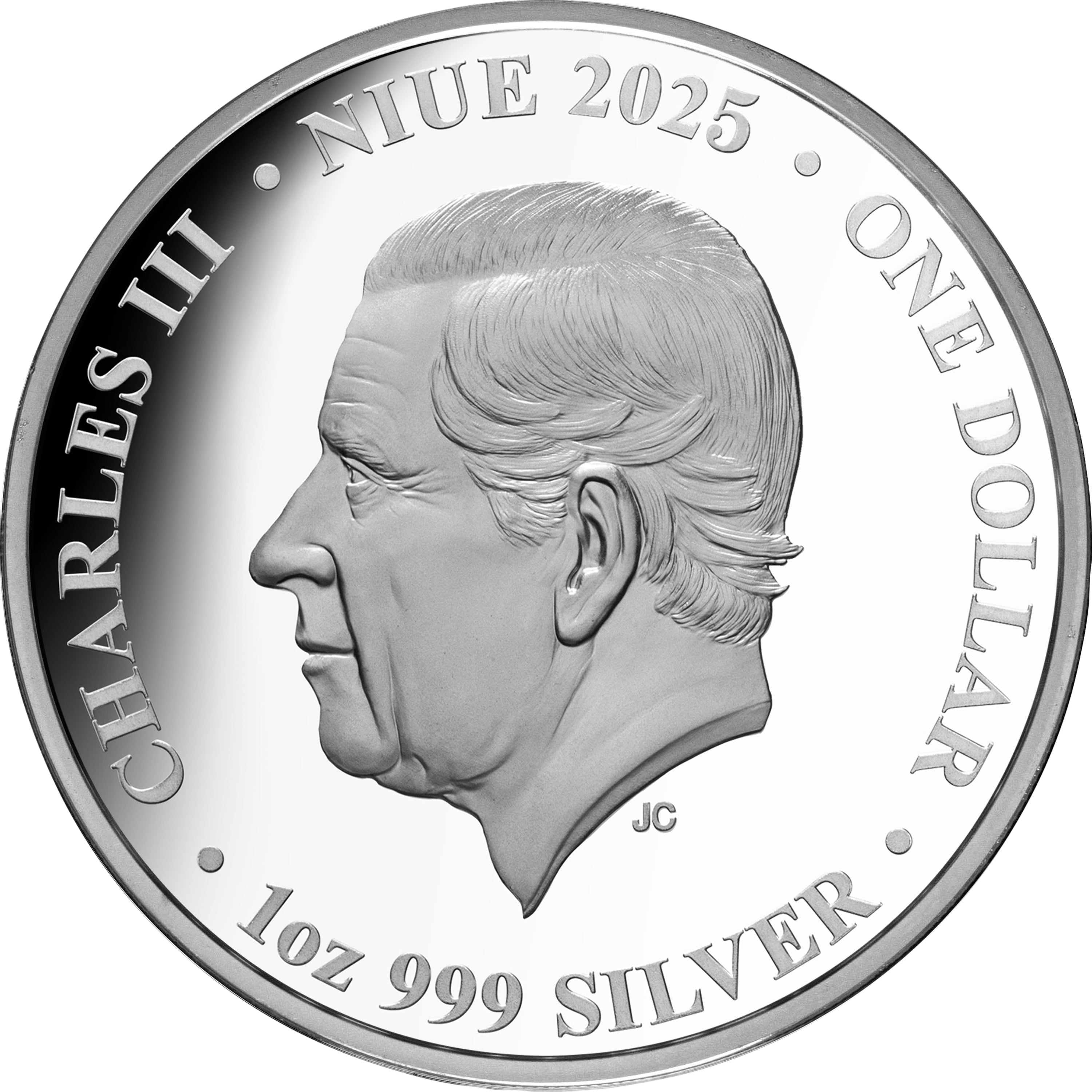 2025 Niue Richter Scale 90th Anniversary 1oz Silver Proof Coin