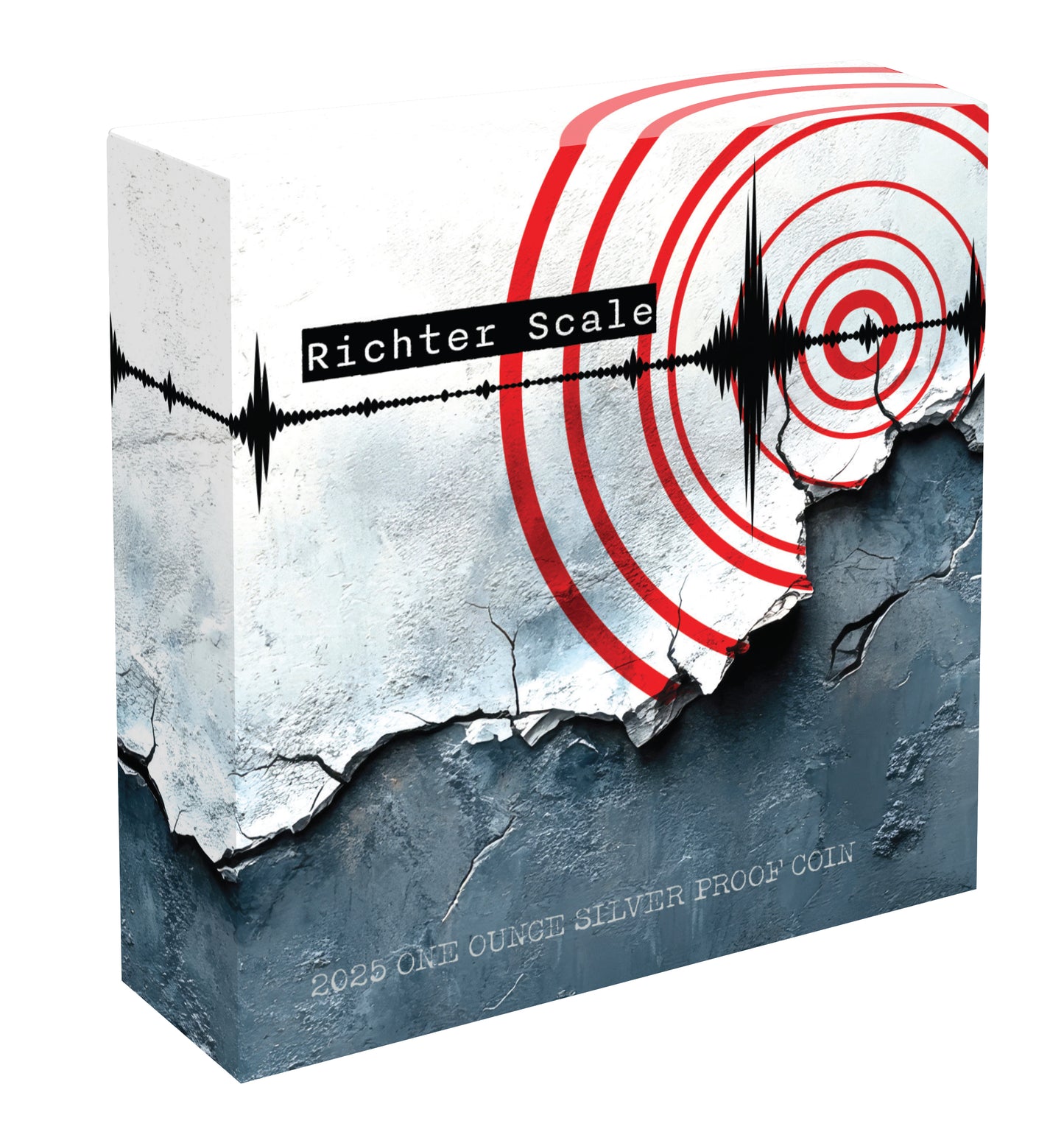 2025 Niue Richter Scale 90th Anniversary $1 1oz Silver Proof Coin