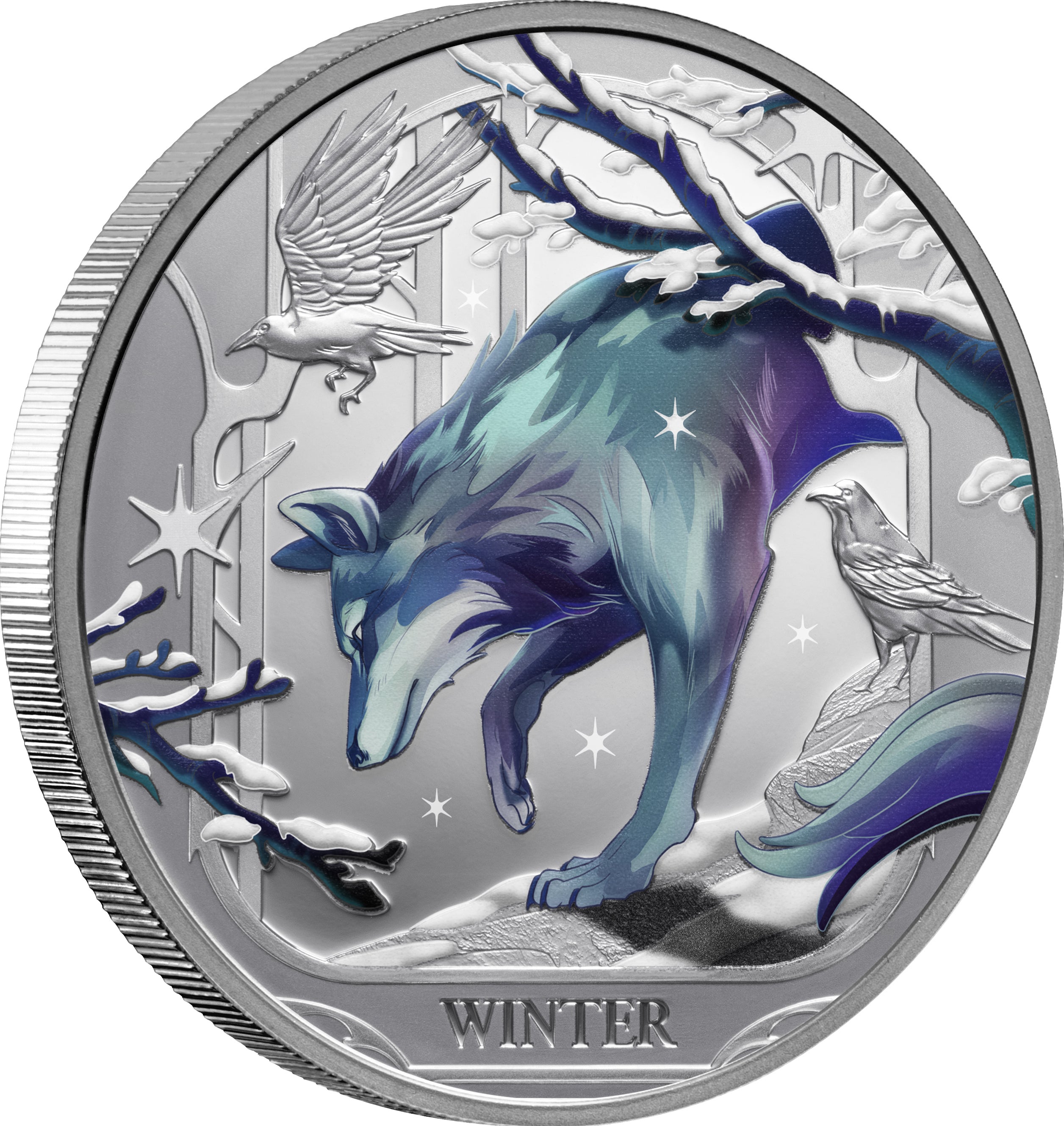 2025 Niue Seasons Winter – $1 1oz Silver Proof Coin
