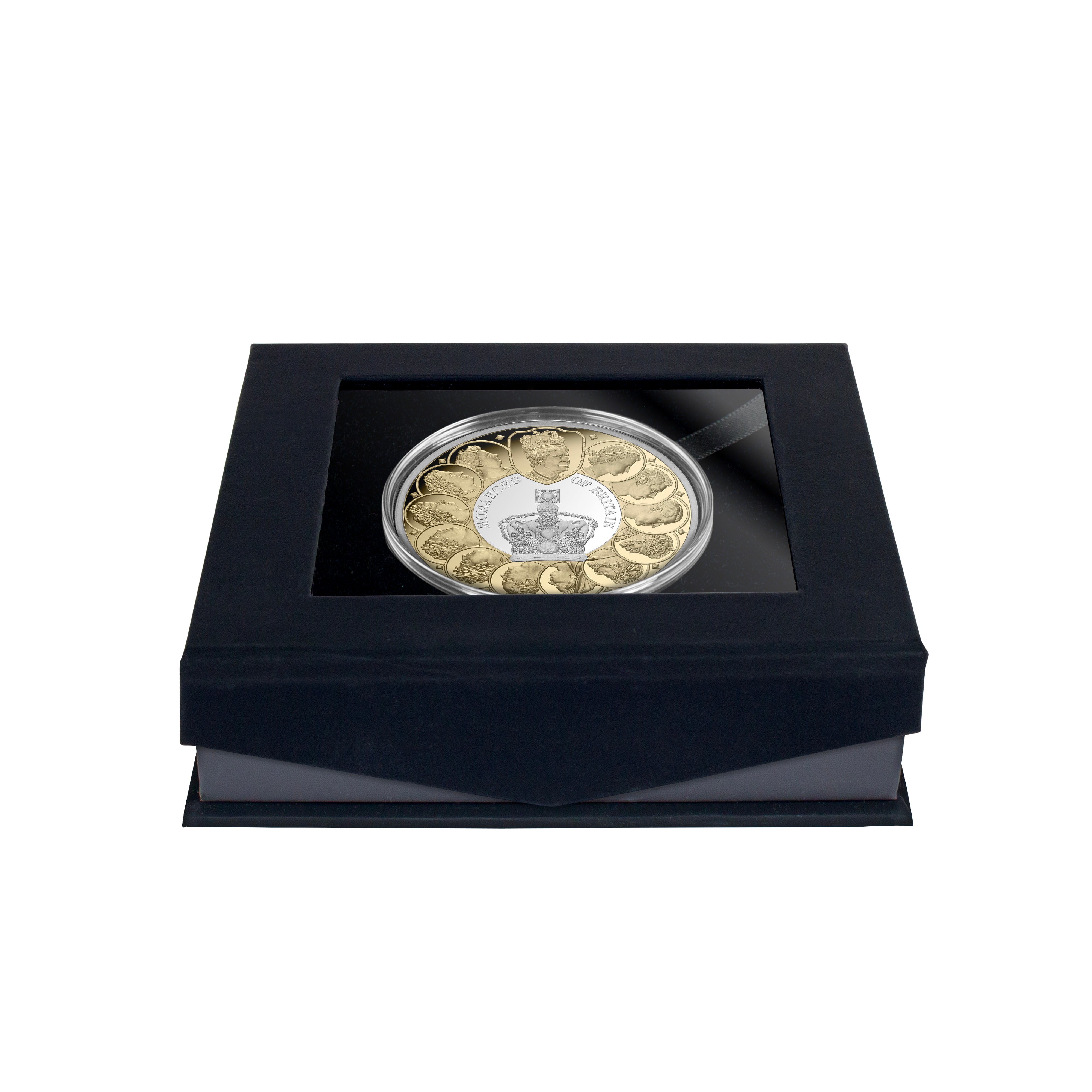 2025 Niue Monarchs of Britain Gold-Plated 1oz Silver Proof Coin