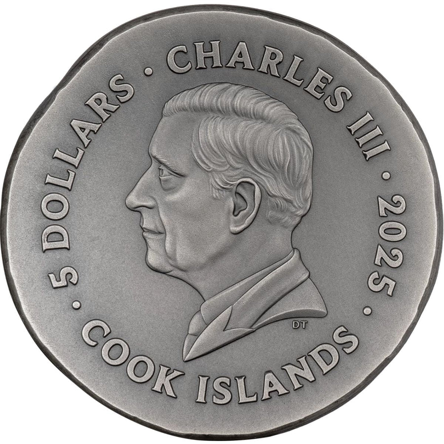 2025 Cook Islands Numismatic Icons Leon 1oz Silver Antiqued Coin