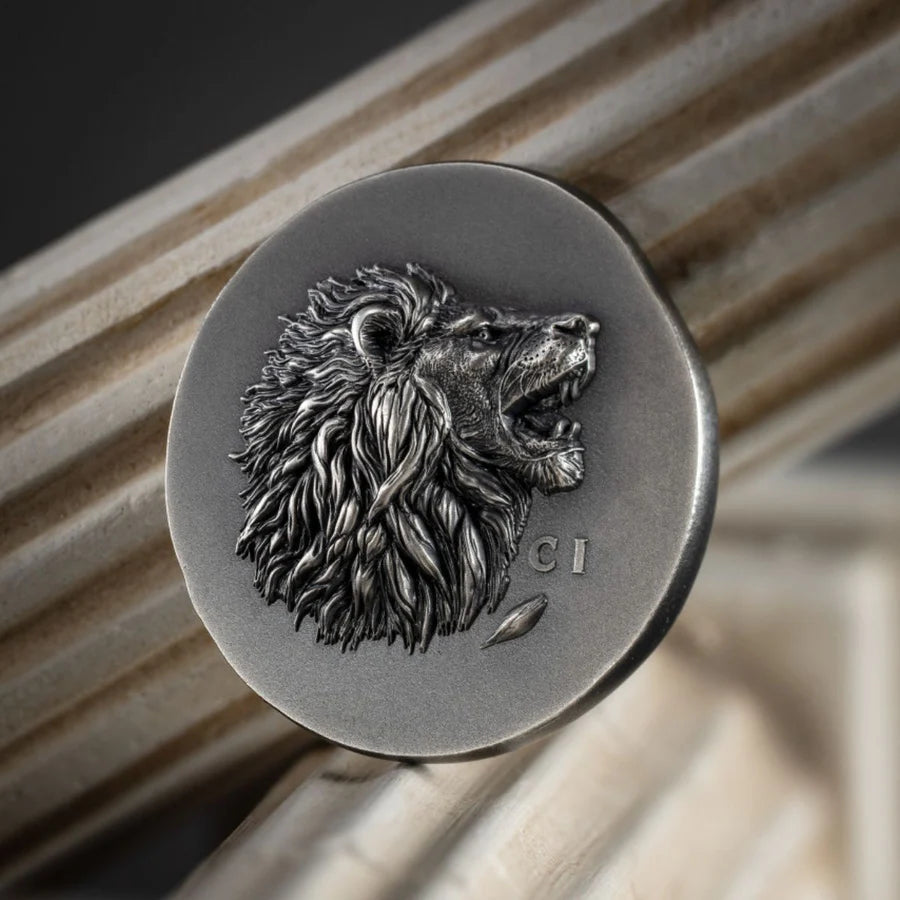 2025 Cook Islands Numismatic Icons Leon 1oz Silver Antiqued Coin