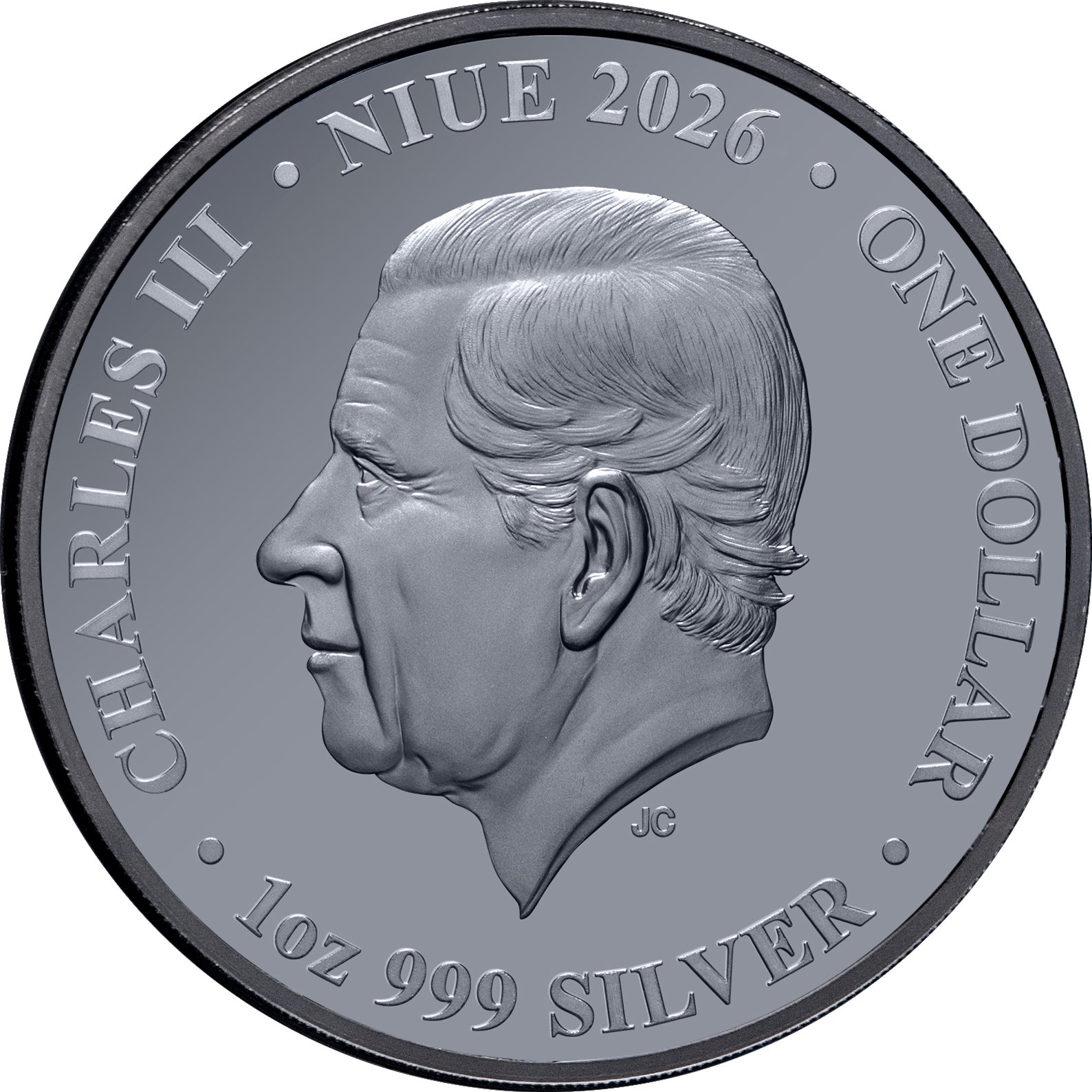 2026 Niue Australia at Night Greater Bilby 1oz Silver Black Proof Coin