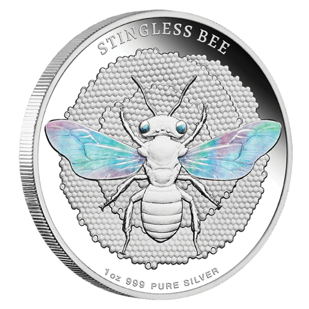 2025–2026 Niue Native Bees 1oz & 5oz Silver Proof Hologram 6-Coin Collection