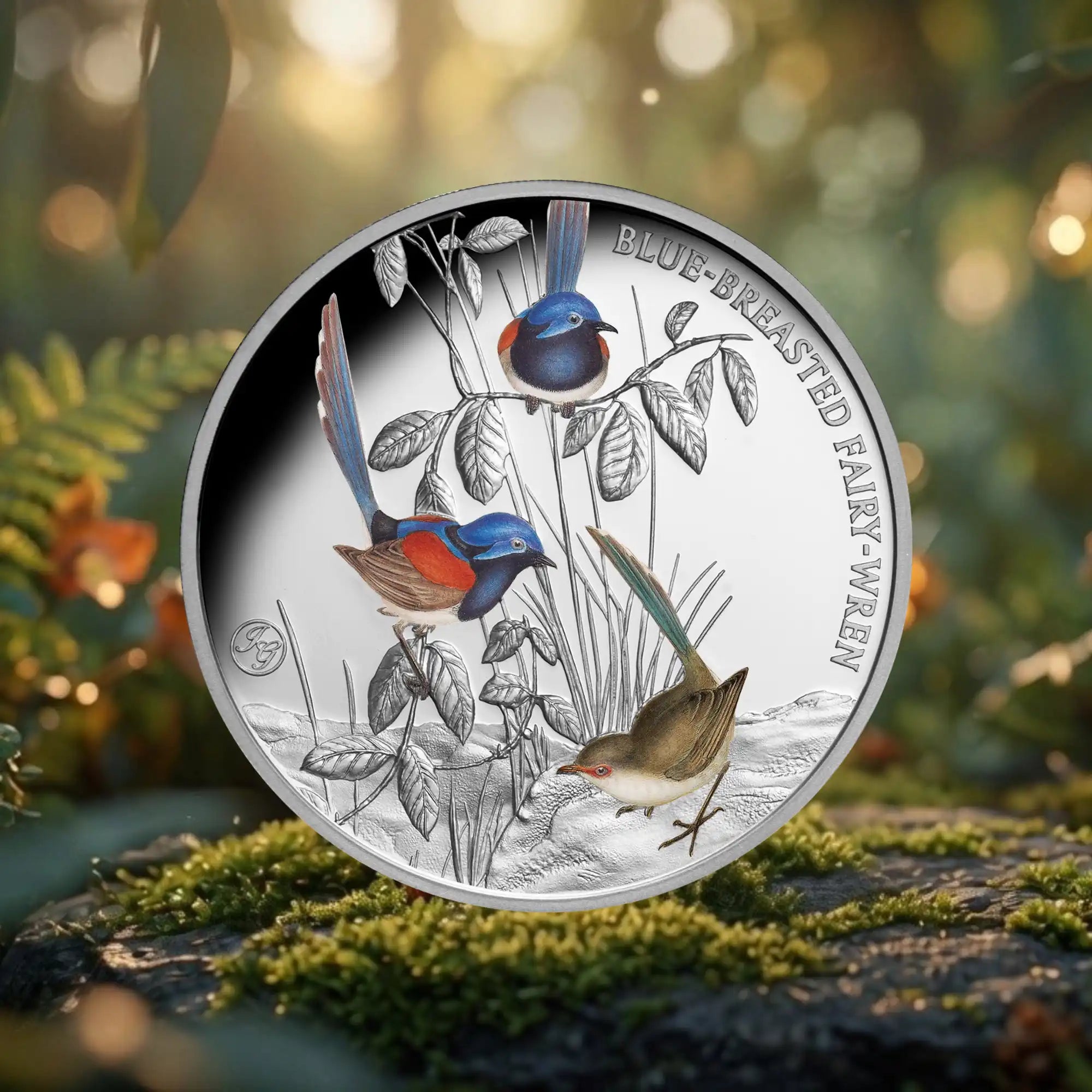 2026 Niue Birds of Australia Fairy-Wren 1oz Silver Coloured Proof Coin