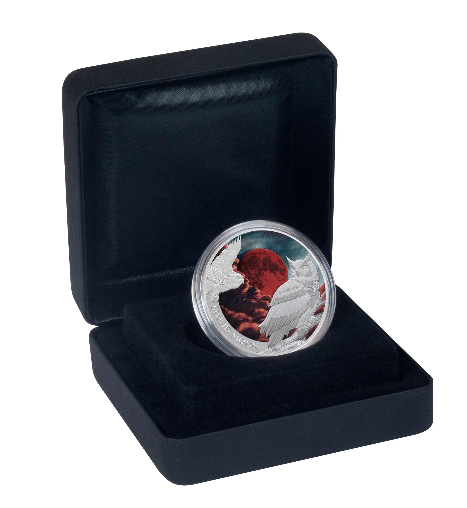 2026 Perth Mint Blood Moon 1oz Silver Coloured Coin
