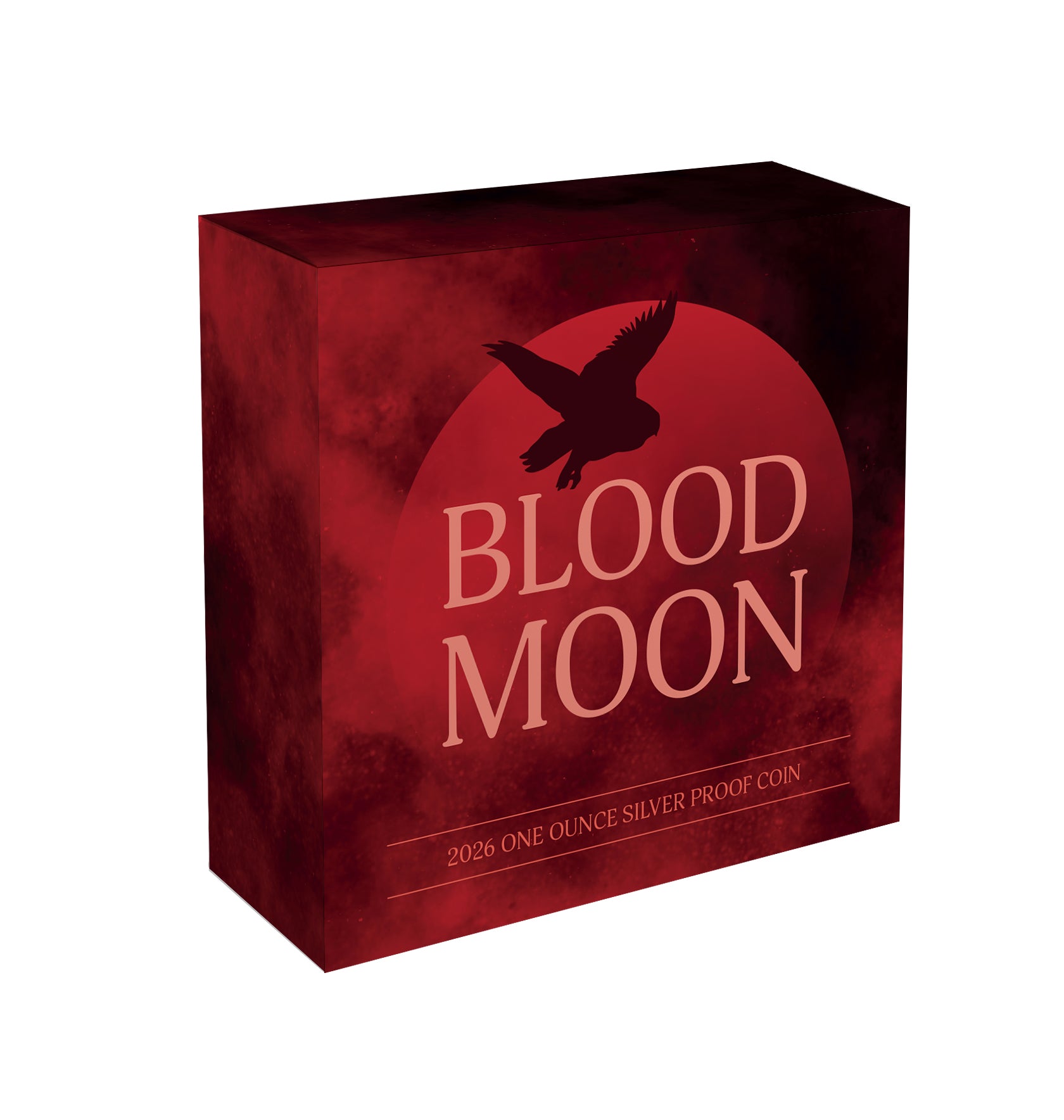2026 Perth Mint Blood Moon 1oz Silver Coloured Coin
