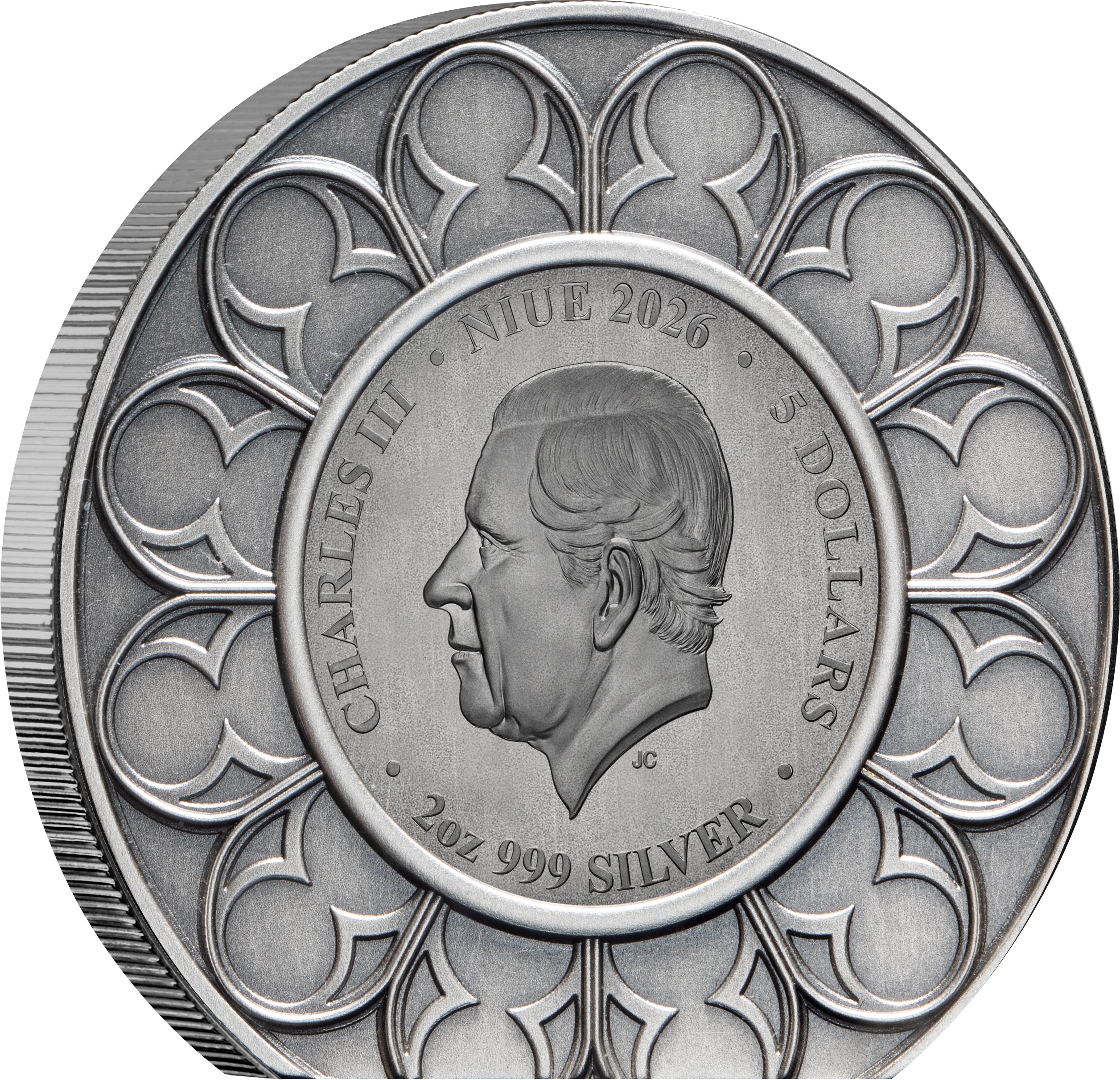 2026 Imperial Crown & Revolving Rectangle 2oz Antiqued 2 Coin Collection