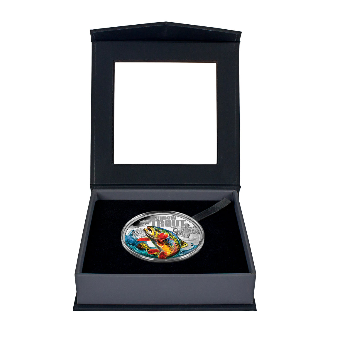 2027 Niue Rainbow Trout 1oz Silver Proof Coloured Coin