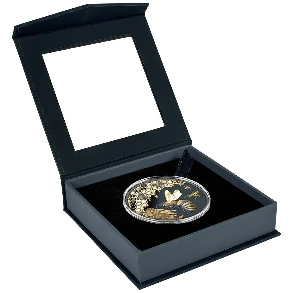 2025 Niue Honey Bee 1oz Silver  Black Proof Coin