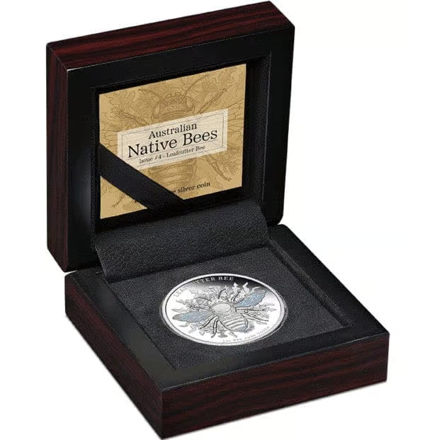 2026 Niue Native Bees LeafCutter Bee 1oz Hologram Silver Proof Coin