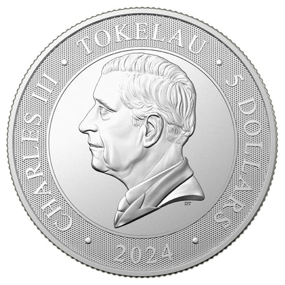 2024 ABC Untamed Landscapes Crocodile 1oz Silver Coin