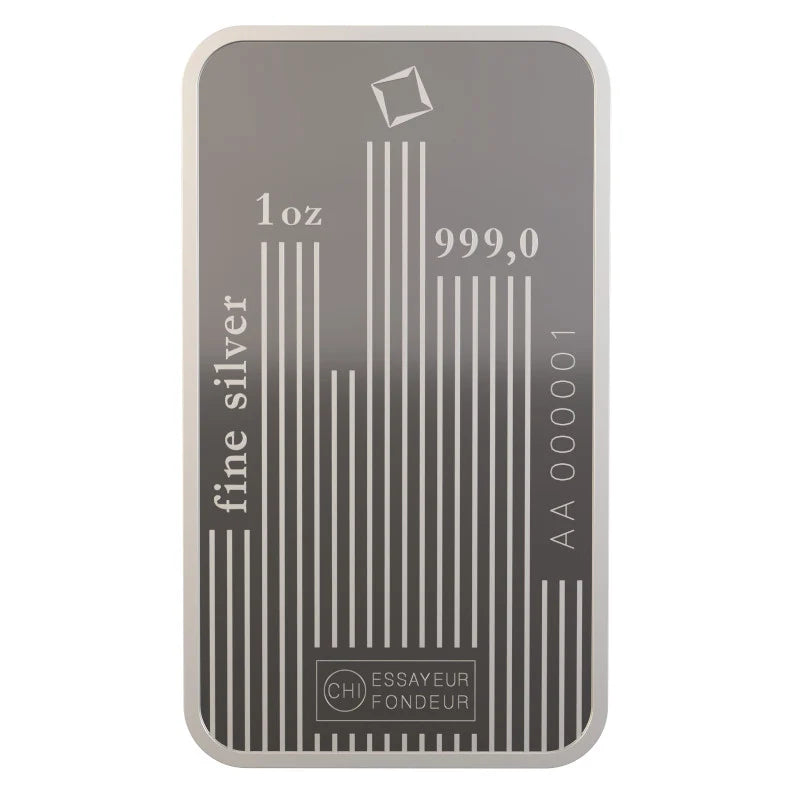 Valcambi Skyline 1oz Silver Bullion Bar