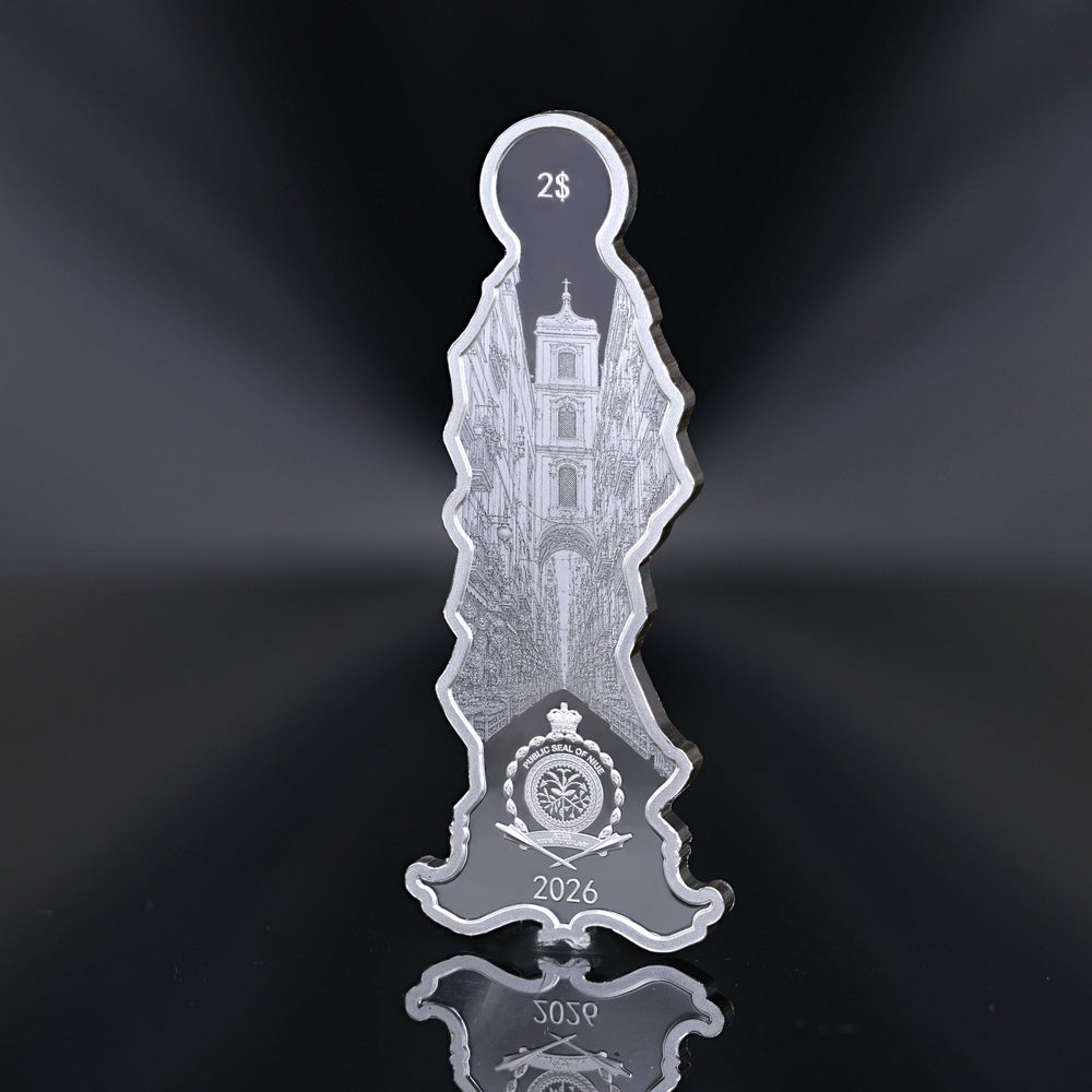 2026 Niue Presepe Virgin Mary 1oz Silver Proof Coin - 150 mintage only