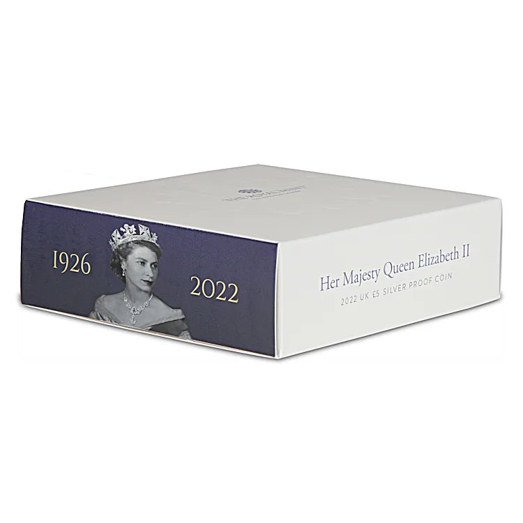 2022 Great Britain King Charles III Queen Elizabeth II £5 Silver Proof Coin
