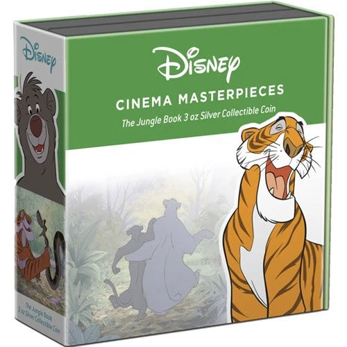 2022 NZ Mint Disney The Jungle Book 3oz Silver Proof Coloured Coin
