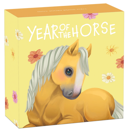 2026 PerthMint Baby Horse 🐴1/2oz Silver Proof Coloured Coin