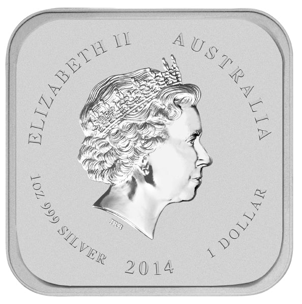 2014 Perth Mint Lunar Horse Square 1oz Silver Proof Ten-Coin Collection