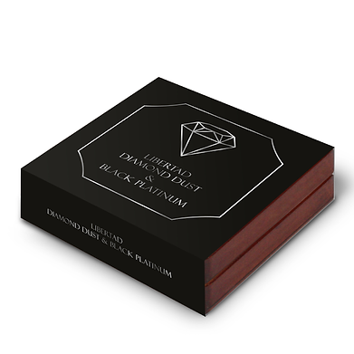 2023 Mexico Libertad Diamond Dust  Black Platinum 1oz Silver Coin