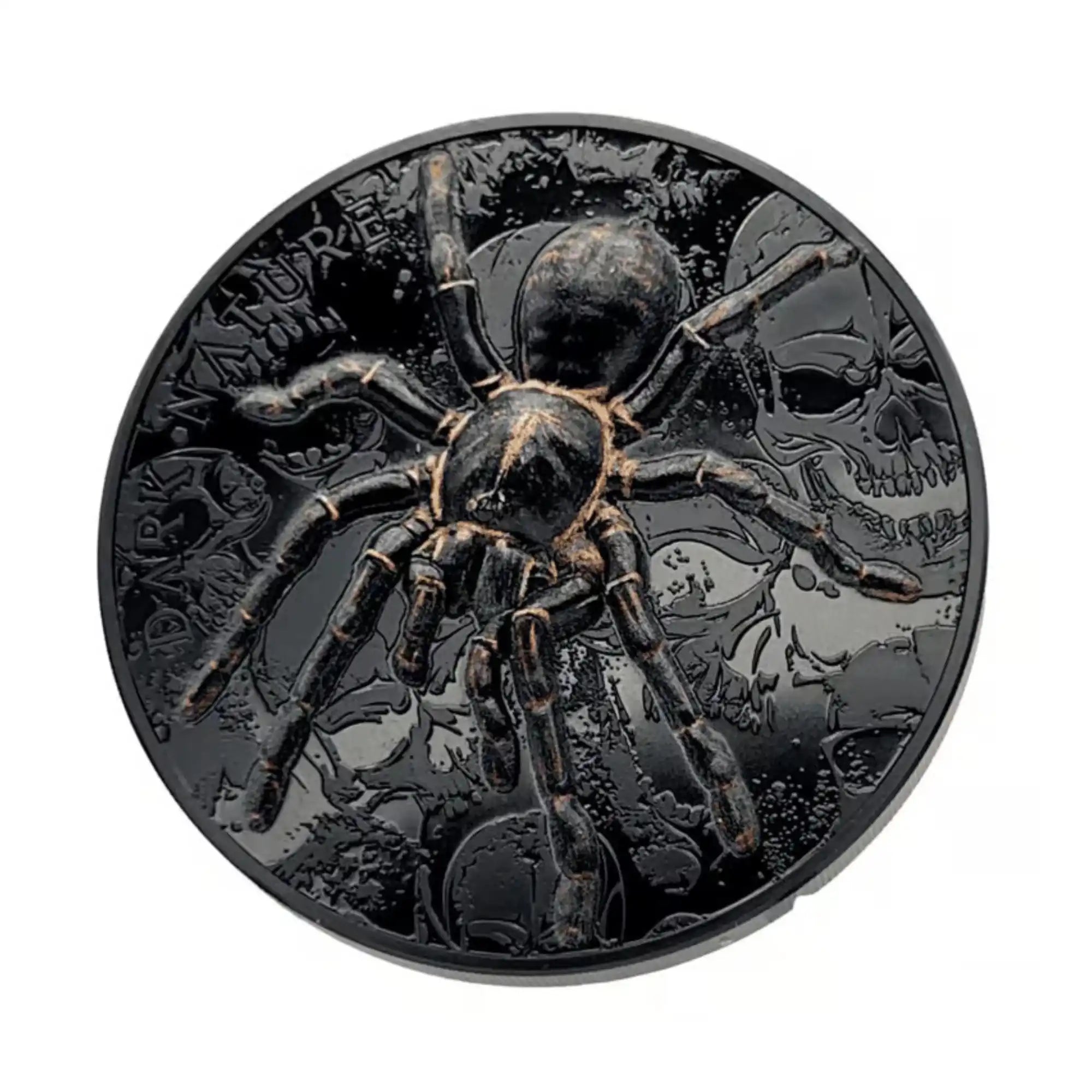 2023 Dark Nature Thai Black Tarantula 3oz Silver Ultra High Relief Coin