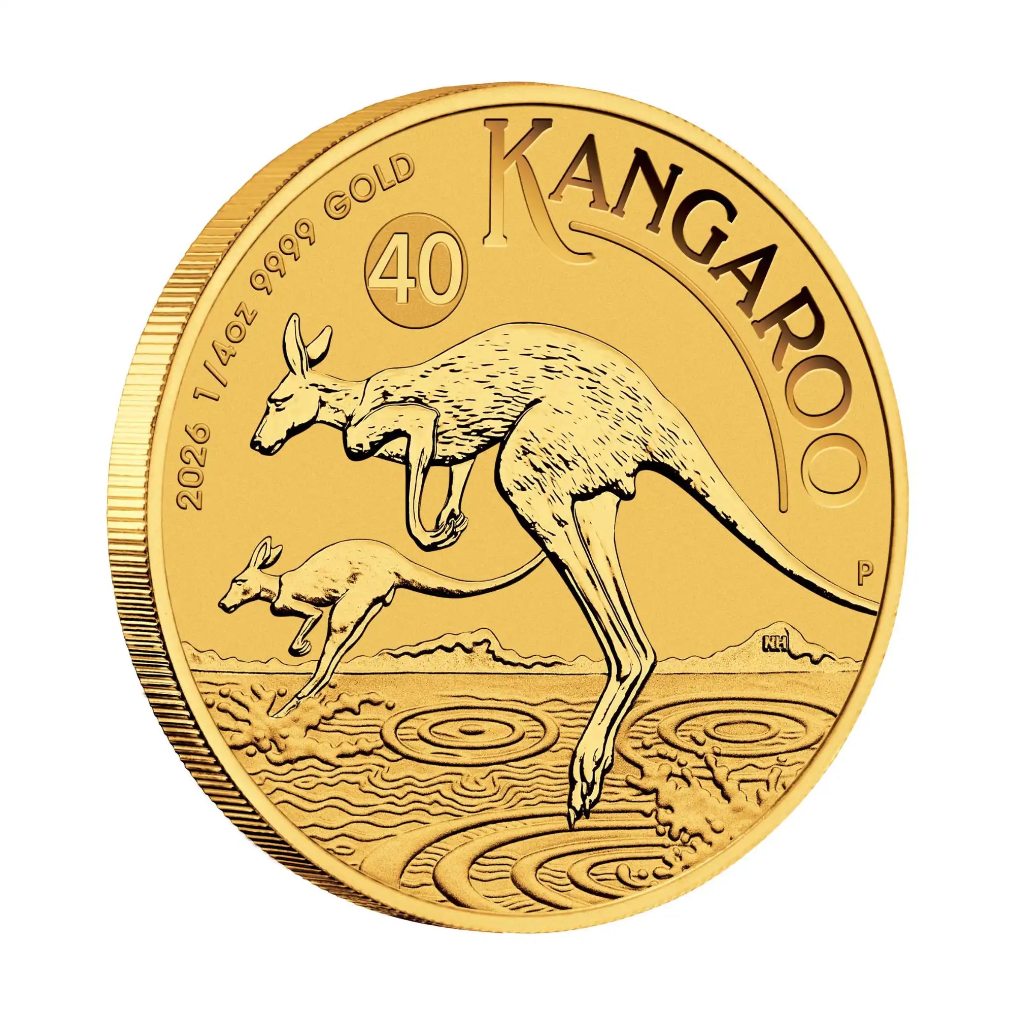 2026 Perth Mint Australian Kangaroo 1/4oz Gold Proof Coin - Pre Order