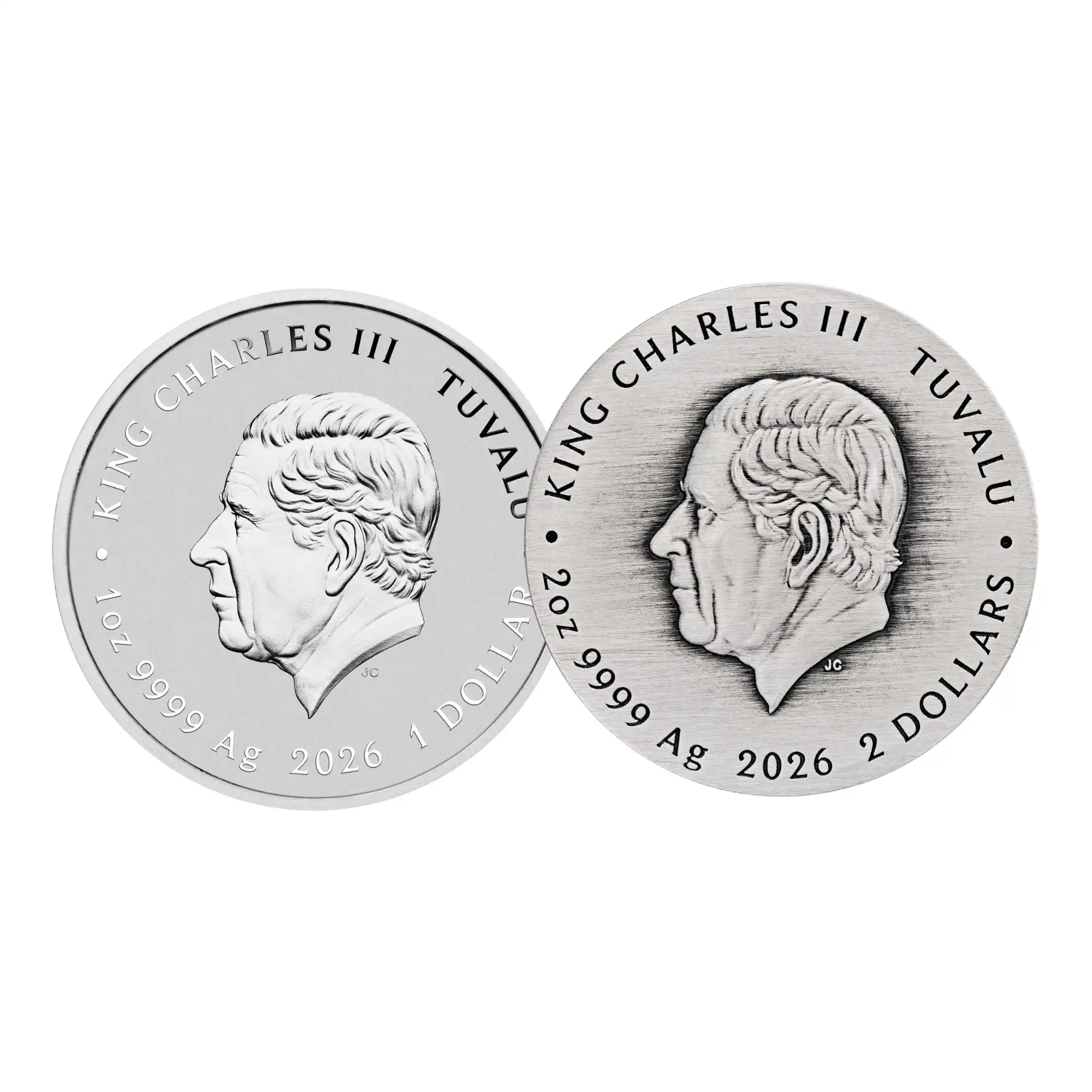 2026 Perth Mint DUNE 1oz & 2oz Silver Coloured 2 Coin Collection