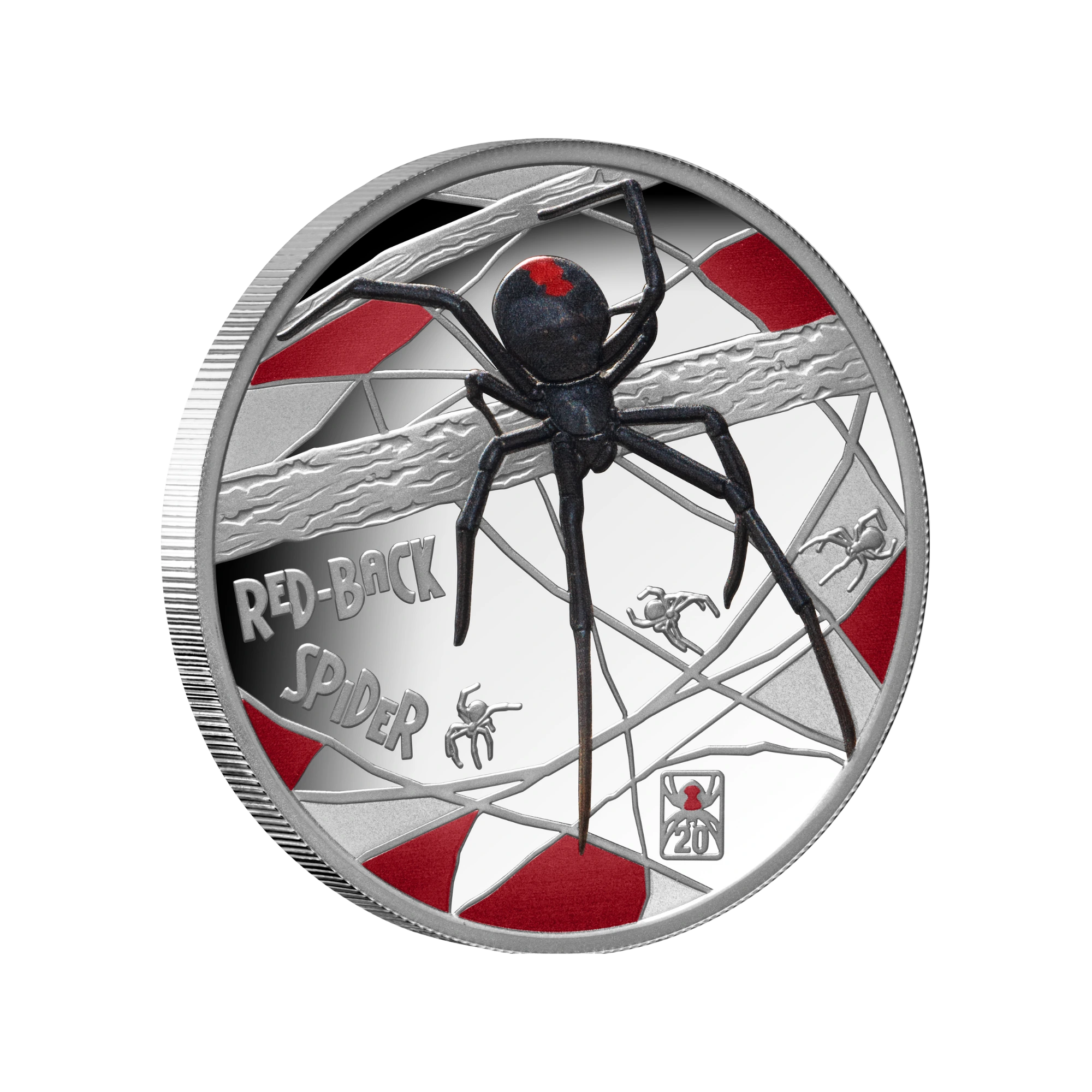2026 Deadly & Dangerous Redback Spider 1oz Silver Proof Coin