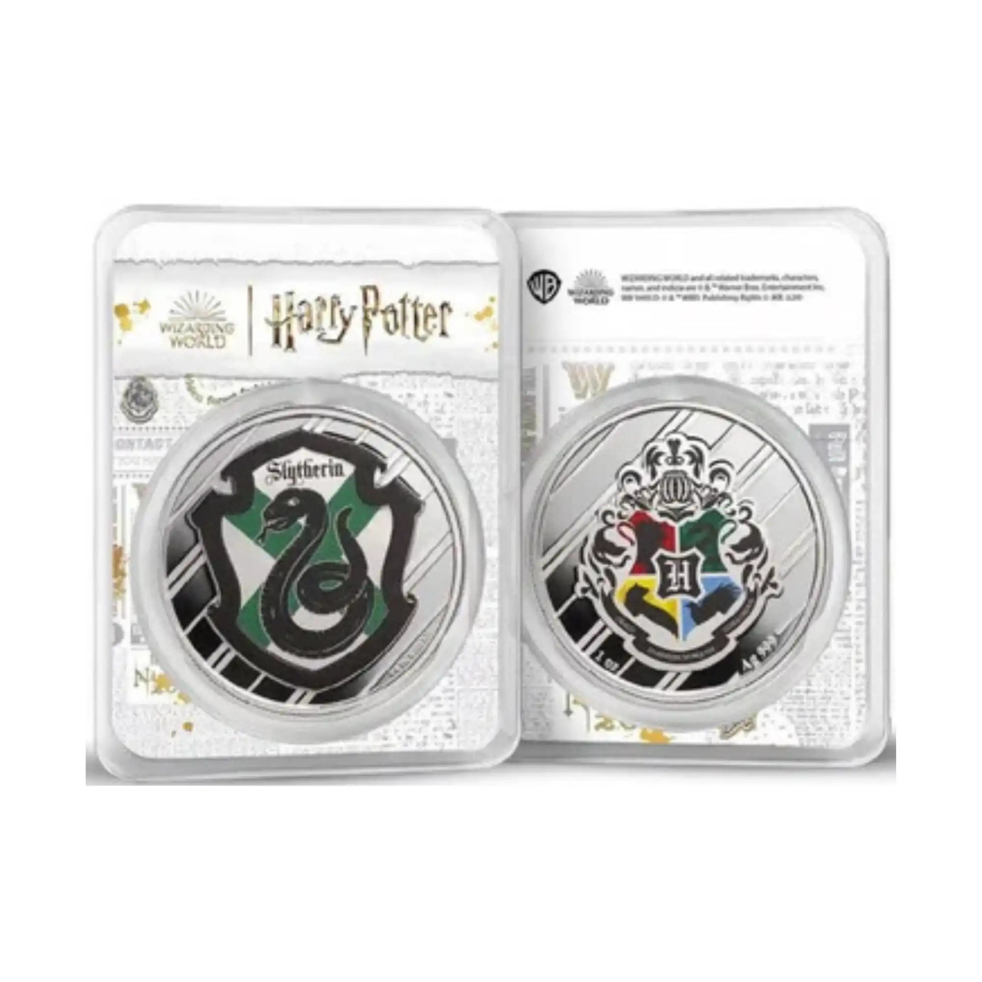 2025 PAMP Suisse Harry Potter Slytherin 1oz Silver Coloured Coin