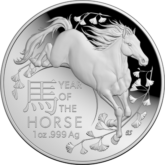 2026 RAM Year of the Horse 1oz Silver Proof Domed Coin
