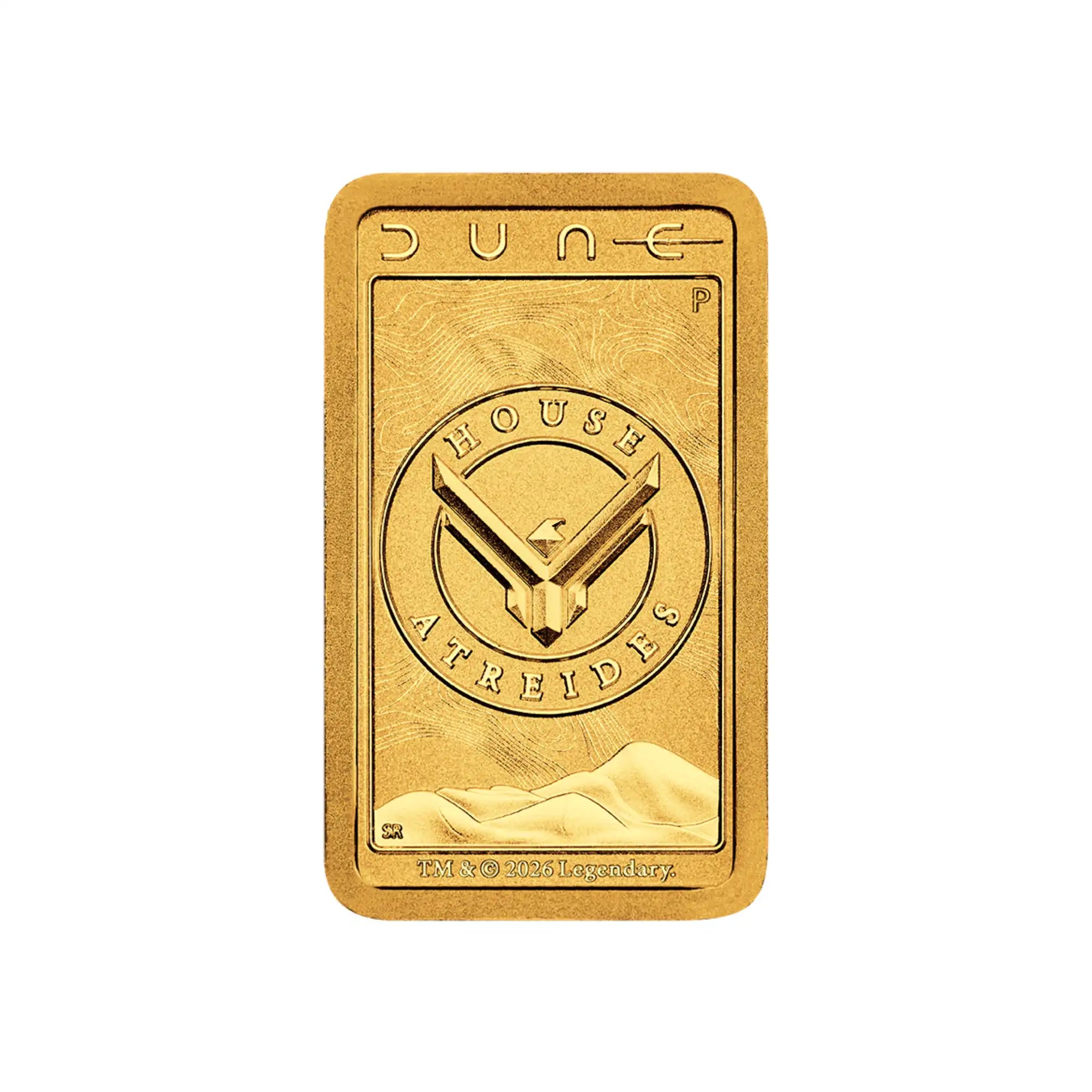 2026 Perth Mint Dune House Atreides 1g Gold Minted Bar
