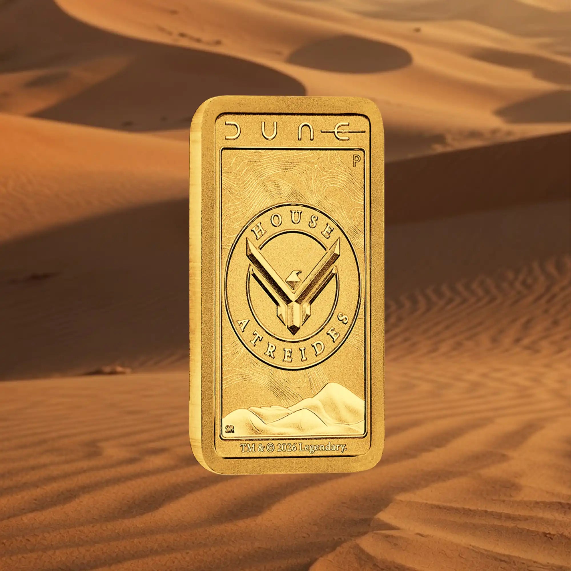 2026 Perth Mint Dune House Atreides 1g Gold Minted Bar
