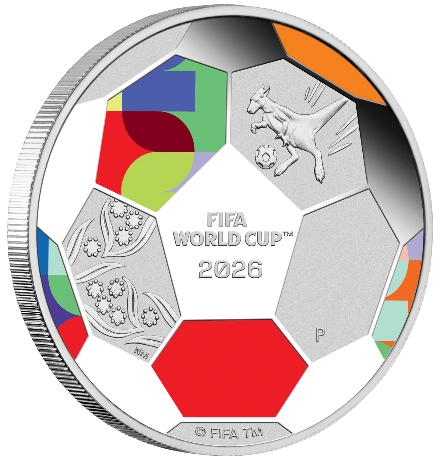 2026 Perth Mint FIFA World Cup 1/2oz Silver Proof Coloured Coin - Pre Order