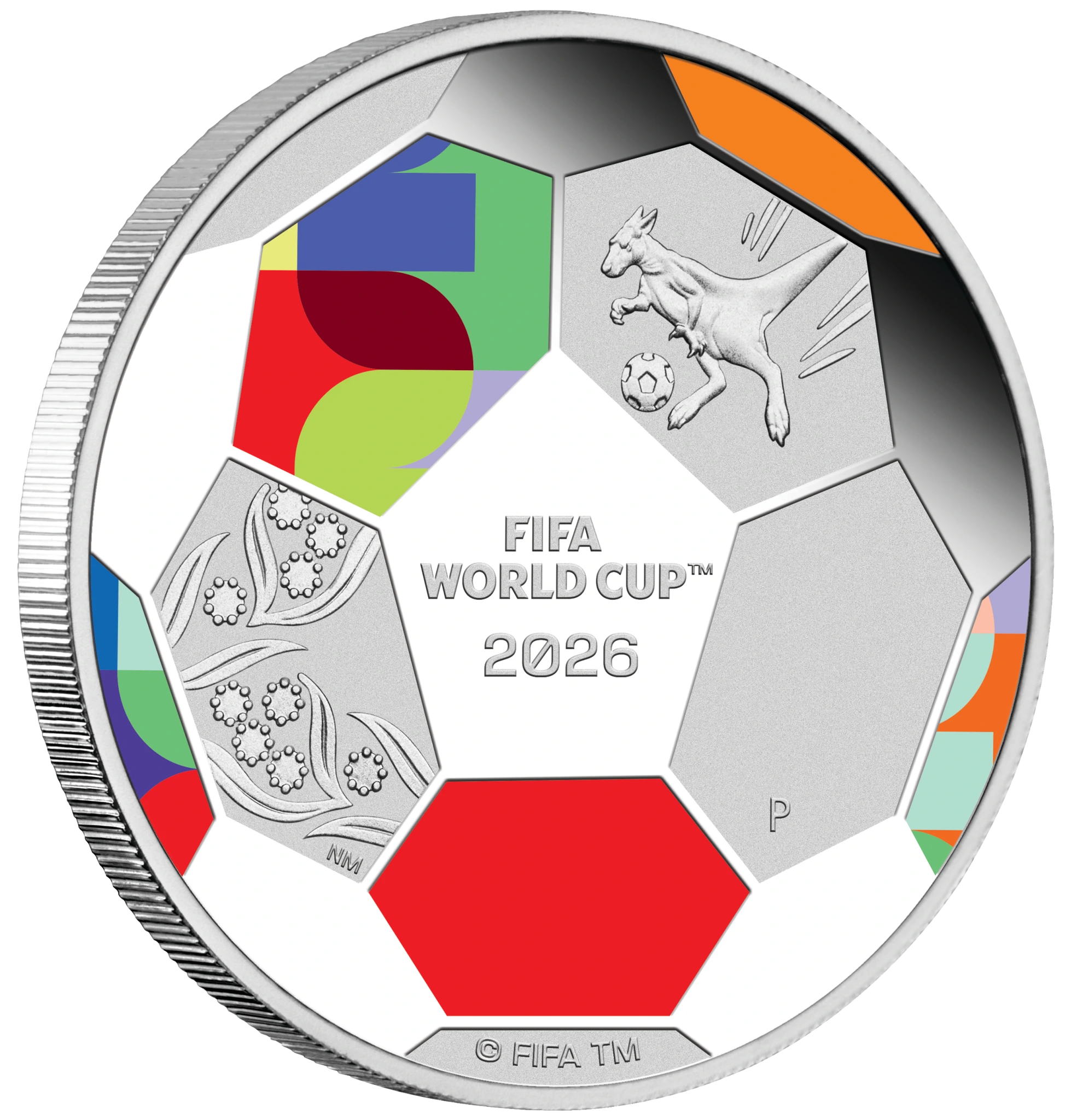 2026 Perth Mint FIFA World Cup 1/2oz Silver Proof Coloured Coin