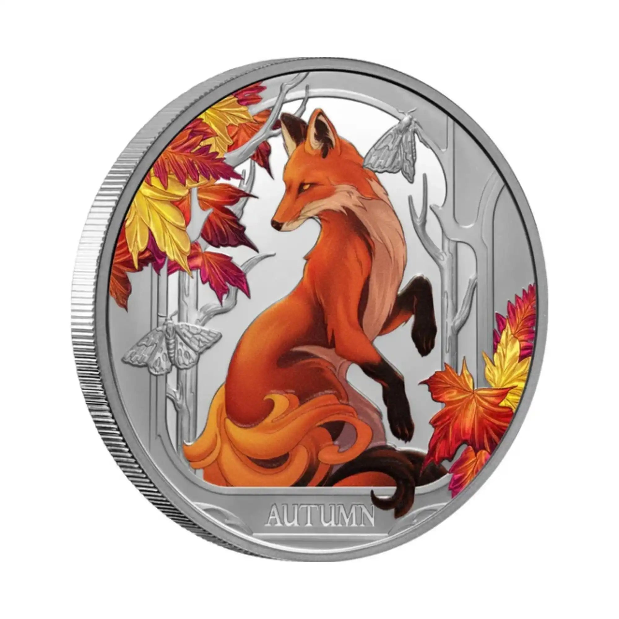 2024 Niue Seasons Autumn Red Fox 1oz Silver Proof Coin