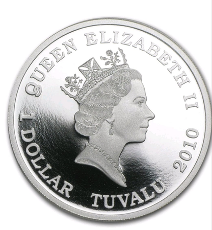 2010 Perth Mint Deadly & Dangerous Eastern Brown Snake 1oz Proof Silver Coin