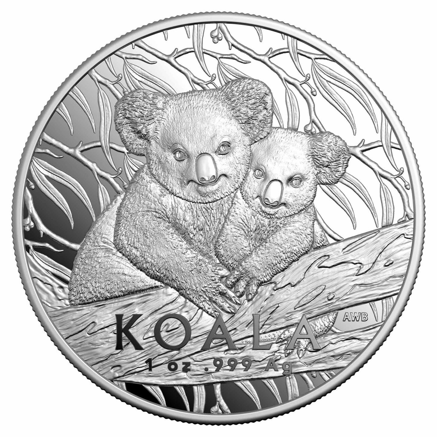 2025 RAM Koala Series 1oz Silver High Relief Proof Coin