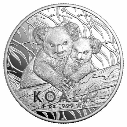 2025 RAM Koala Series 1oz Silver High Relief Proof Coin
