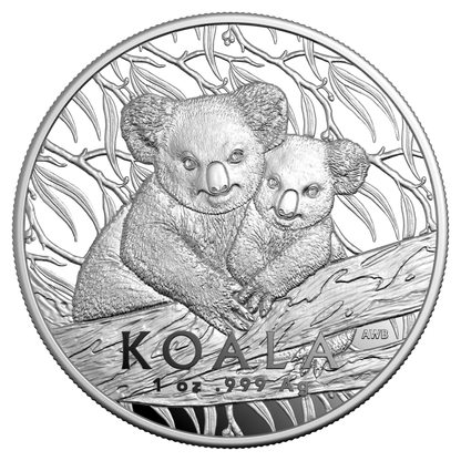 2025 RAM Koala Series 1oz Silver High Relief Proof Coin