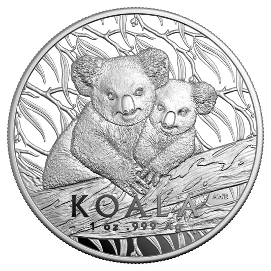 2025 RAM Koala Series 1oz Silver High Relief Proof Coin