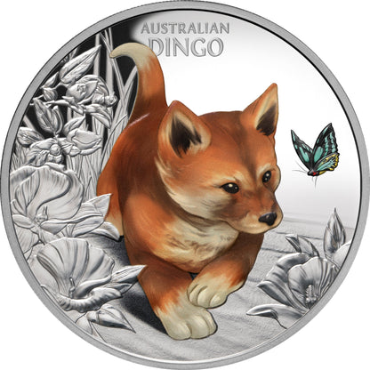 2024 Niue Baby Dingo $1 1oz Silver Proof Coin