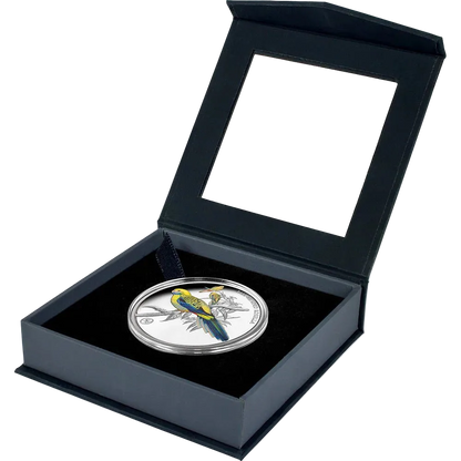 2026 Niue Birds of Australia Pale-headed Rosella 1oz Silver Coloured Proof Coin