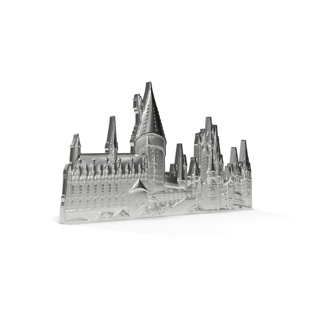 2025 Harry Potter™ – Hogwarts Castle 3oz Shaped Silver Proof Coin