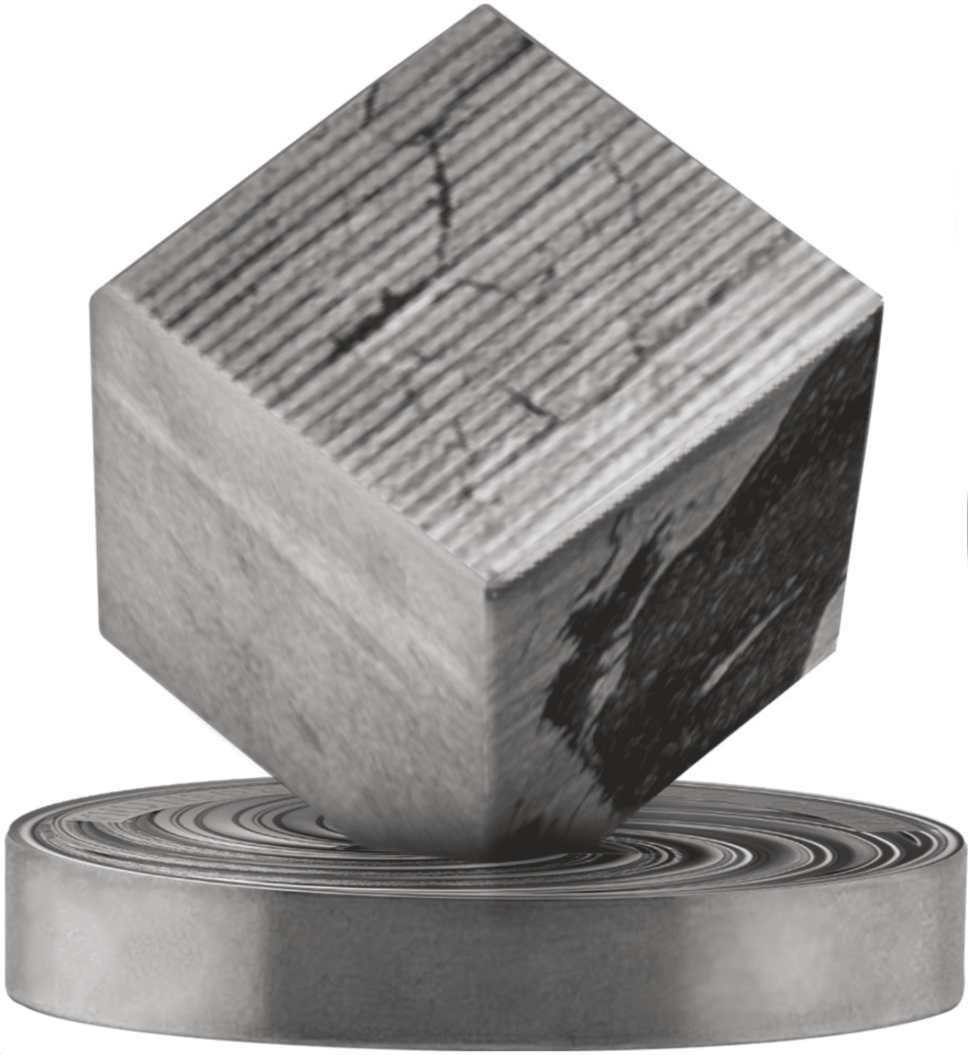 2023 Ghana Space Cube Campo del Cielo Meteorite
2oz Silver Antiqued Coin