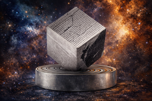 2023 Ghana Space Cube Campo del Cielo Meteorite
2oz Silver Antiqued Coin