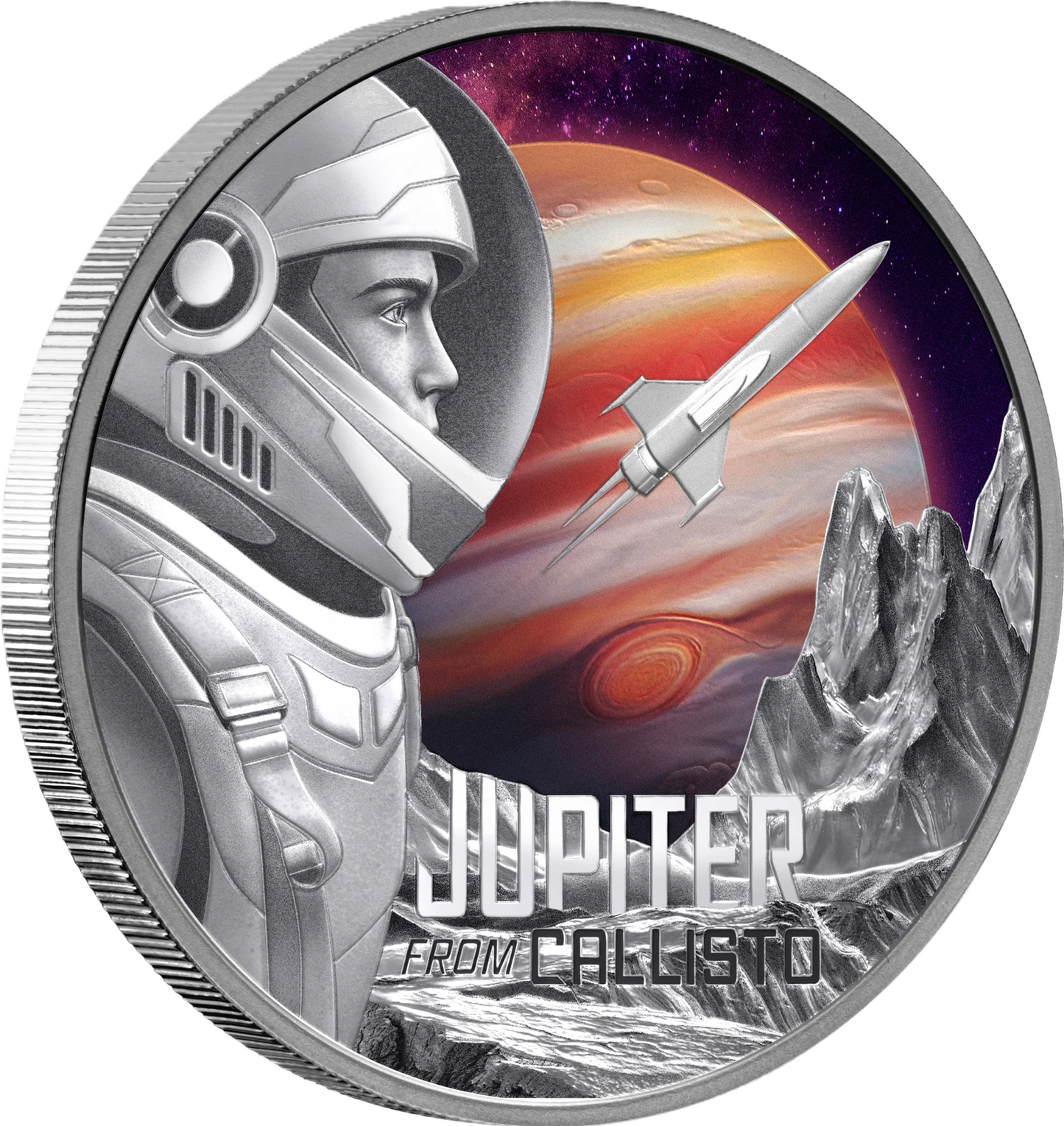 2026 Niue Jupiter from Callisto 1oz Silver Proof Coloured Coin