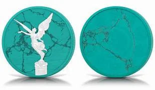 2024 Mexico Libertad Space Green Holograph 1oz Silver Colorized Coin